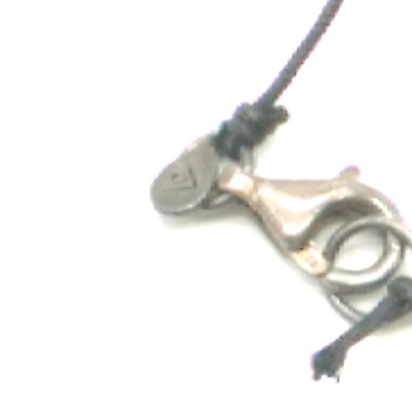 SILPADA Corded Cubic Zirconia 925 Sterling Silver Ball Petite Choker Necklace - Picture 9 of 15